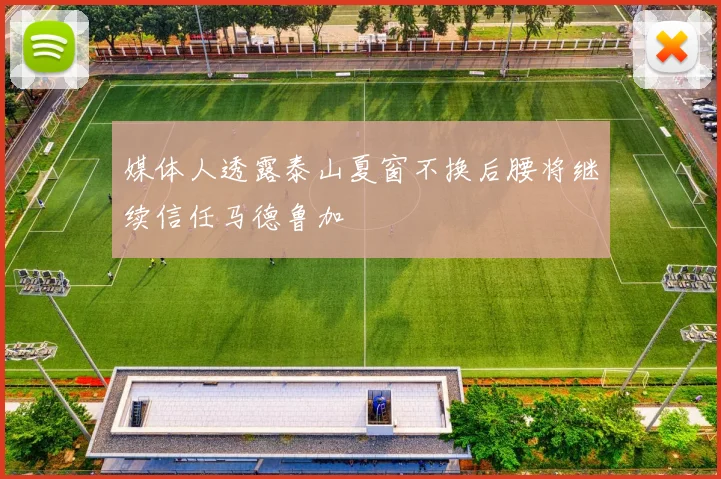 媒体人透露泰山夏窗不换后腰将继续信任马德鲁加